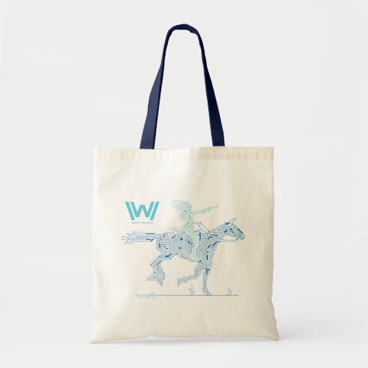Westworld | Dolores Riding Horse Circuit Grafisch Tote Bag (Voorkant)