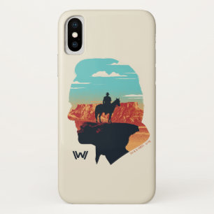 Westworld   dr. Ford Silhouette of Man in Black Case-Mate iPhone Case