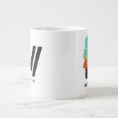 Westworld | dr. Ford Silhouette of Man in Black Grote Koffiekop (Voorkant)