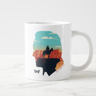 Westworld   dr. Ford Silhouette of Man in Black Grote Koffiekop