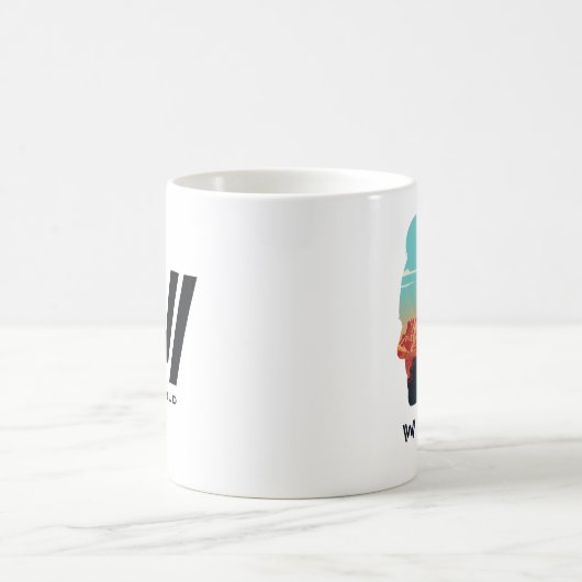 Westworld | dr. Ford Silhouette of Man in Black Koffiemok (Center)