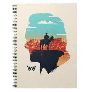 Westworld dr. Ford Silhouette of Man in Black Notitieboek