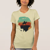 Westworld | dr. Ford Silhouette of Man in Black T-shirt (Voorkant)