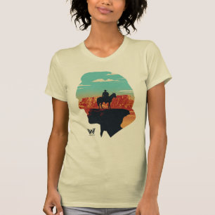 Westworld   dr. Ford Silhouette of Man in Black T-shirt