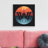 Westworld | Escalante Church Logo Canvas Afdruk (Insitu (Woonkamer))