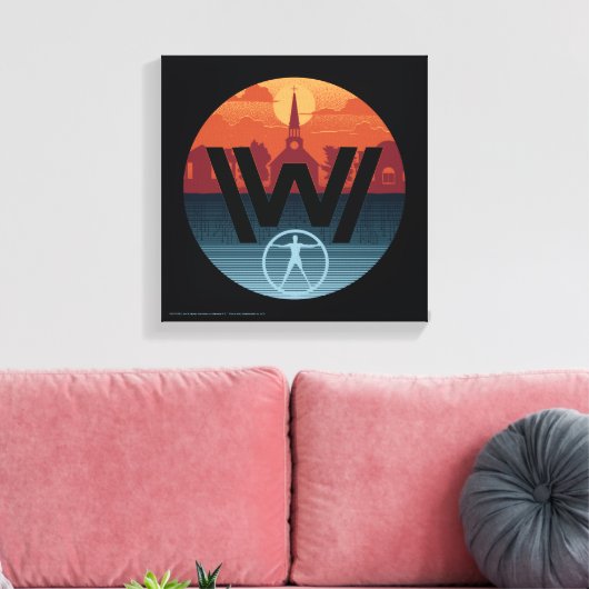 Westworld | Escalante Church Logo Canvas Afdruk (Insitu (Woonkamer))