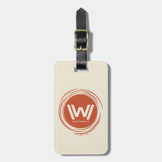 Westworld | Gestyliste Sun-Logo Bagagelabel (Voorkant verticaal)