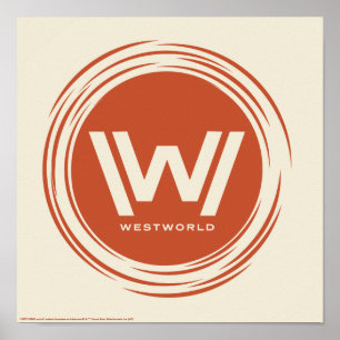 Westworld Gestyliste Sun-Logo Poster
