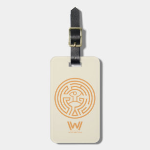 Westworld Het Doolhof Symbool Bagagelabel