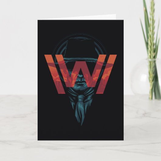 Westworld | het Man in Zwart Grafisch Logo Kaart (Voorkant)