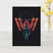 Westworld | het Man in Zwart Grafisch Logo Kaart (Gele Bloem)