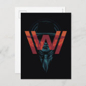 Westworld | Het Man in zwarte Logo grafische kaart (Voorkant / Achterkant)