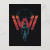 Westworld | Het Man in zwarte Logo grafische kaart (Voorkant)