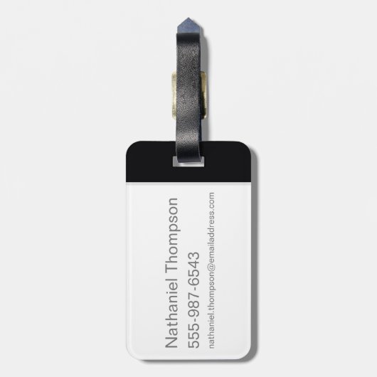 Westworld | Het Man in zwarte Logo grafische kaart Bagagelabel (Achterkant verticaal)