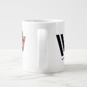 Westworld | Het Man in zwarte Logo grafische kaart Grote Koffiekop (Achterkant)