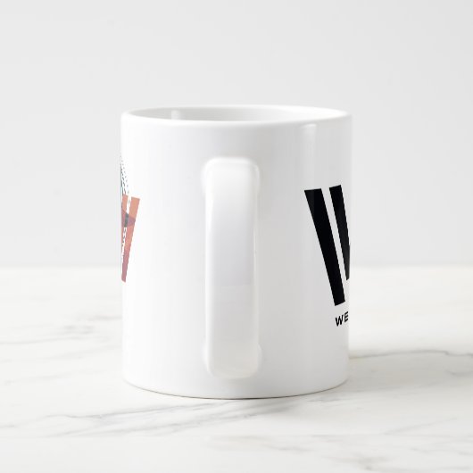 Westworld | Het Man in zwarte Logo grafische kaart Grote Koffiekop (Achterkant)