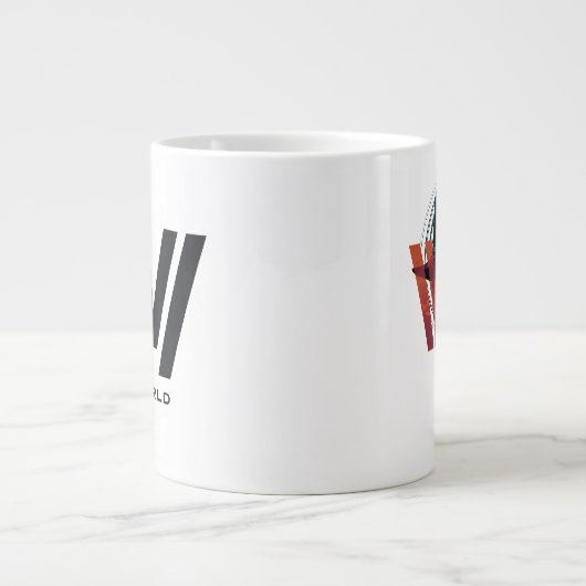 Westworld | Het Man in zwarte Logo grafische kaart Grote Koffiekop (Voorkant)