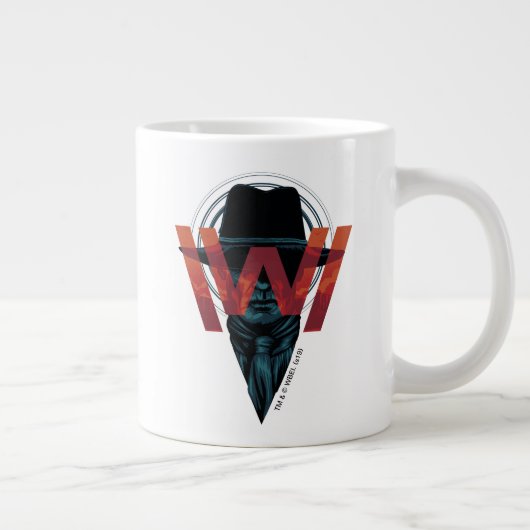 Westworld | Het Man in zwarte Logo grafische kaart Grote Koffiekop (Rechts)
