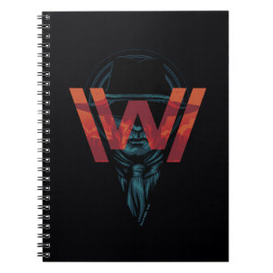 Westworld Het Man in zwarte Logo grafische kaart Notitieboek