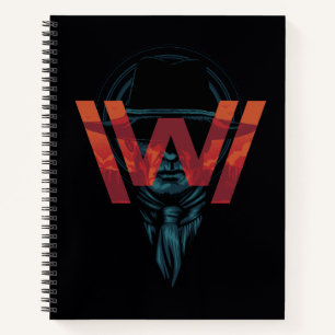 Westworld Het Man in zwarte Logo grafische kaart Notitieboek