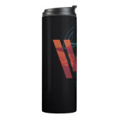 Westworld | Het Man in zwarte Logo grafische kaart Thermosbeker (Gedraaid links)