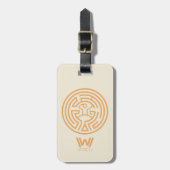 Westworld | Het symbool Maze Bagagelabel (Voorkant verticaal)
