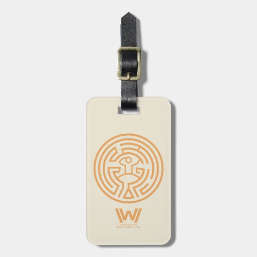 Westworld | Het symbool Maze Bagagelabel (Voorkant verticaal)