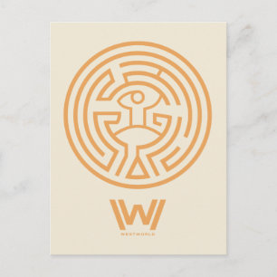 Westworld   Het symbool Maze Briefkaart