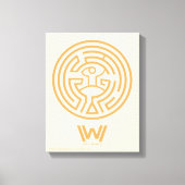 Westworld | Het symbool Maze Canvas Afdruk (Voorkant)