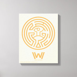 Westworld | Het symbool Maze Canvas Afdruk