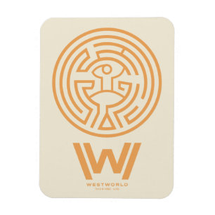 Westworld Het symbool Maze Magneet