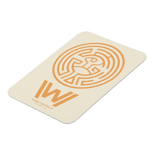 Westworld | Het symbool Maze Magneet (Linkerzijde)