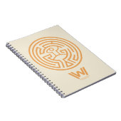 Westworld | Het symbool Maze Notitieboek (Rechterzijde)