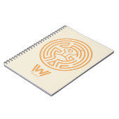 Westworld | Het symbool Maze Notitieboek (Linkerzijde)