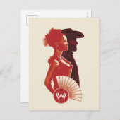 Westworld | Maeve & Hector Stencil Portrait Briefkaart (Voorkant / Achterkant)