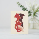 Westworld | Maeve & Hector Stencil Portrait Briefkaart (Staand voorkant)