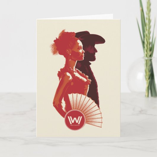 Westworld | Maeve & Hector Stencil Portrait Kaart (Voorkant)