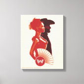 Westworld | Maeve & Hector Stencil Portret Canvas Afdruk (Voorkant)