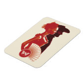 Westworld | Maeve & Hector Stencil Portret Magneet (Linkerzijde)