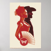 Westworld | Maeve & Hector Stencil Portret Poster (Voorkant)