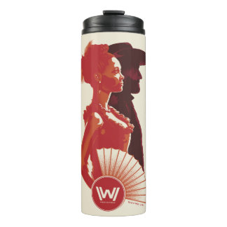 Westworld | Maeve & Hector Stencil Portret Thermosbeker
