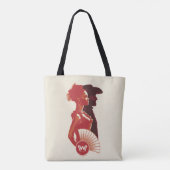 Westworld | Maeve & Hector Stencil Portret Tote Bag (Achterkant)