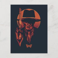 Westworld | Man in zwart-wit met revolver
