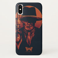 Westworld | Man in zwart-wit met revolver