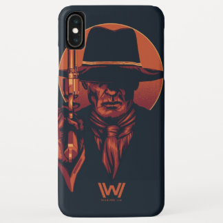 Westworld | Man in zwart-wit met revolver Case-Mate iPhone Case