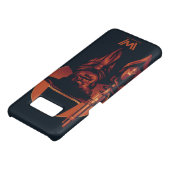 Westworld | Man in zwart-wit met revolver Case-Mate Samsung Galaxy Hoesje (Onderkant)