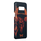 Westworld | Man in zwart-wit met revolver Case-Mate Samsung Galaxy Hoesje (Achterkant / rechts)