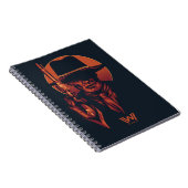 Westworld | Man in zwart-wit met revolver Notitieboek (Rechterzijde)