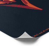 Westworld | Man in zwart-wit met revolver Poster (Hoek)