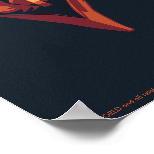 Westworld | Man in zwart-wit met revolver Poster (Hoek)